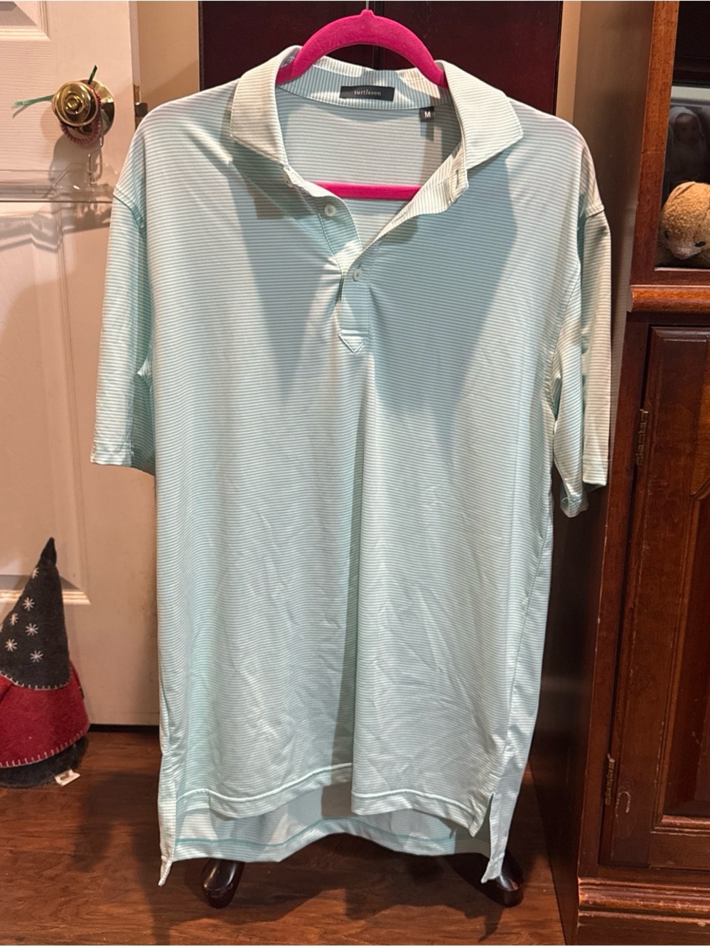 Polo by Ralph Lauren Light Mint Striped Short-Sleeve Polo